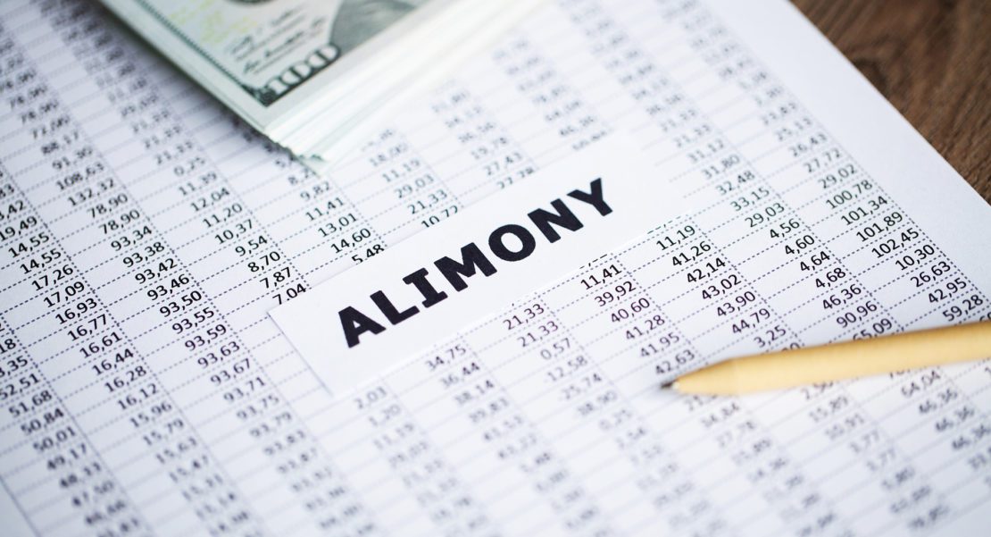 A document that says alimony